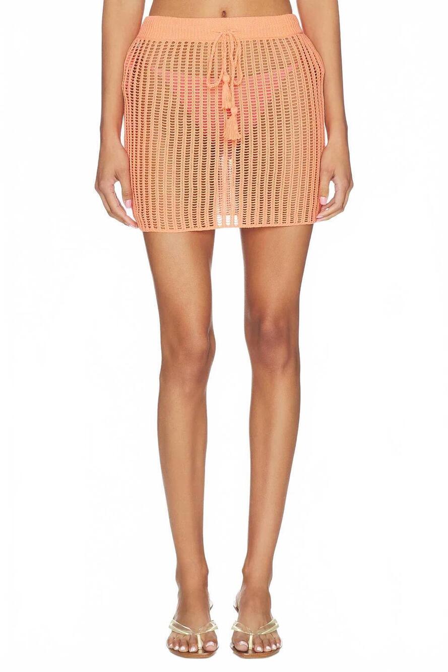 NEW L*SPACE women's sander skirt in fresh squeezed